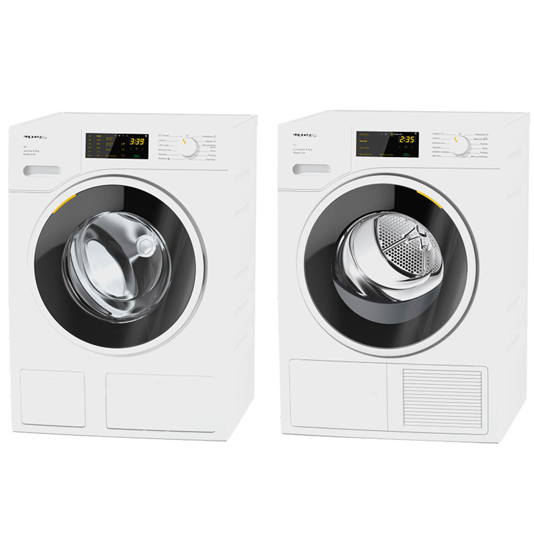 Miele 8kg Washer with TwinDos + 8kg Dryer